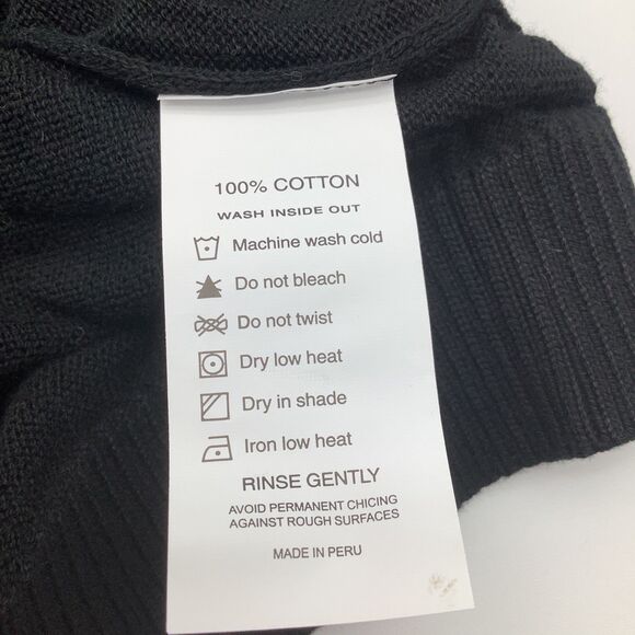 The Bubble Womens Mulligan Long Sleeve Sweater Black Size Large NWT - Picture 6 of 8